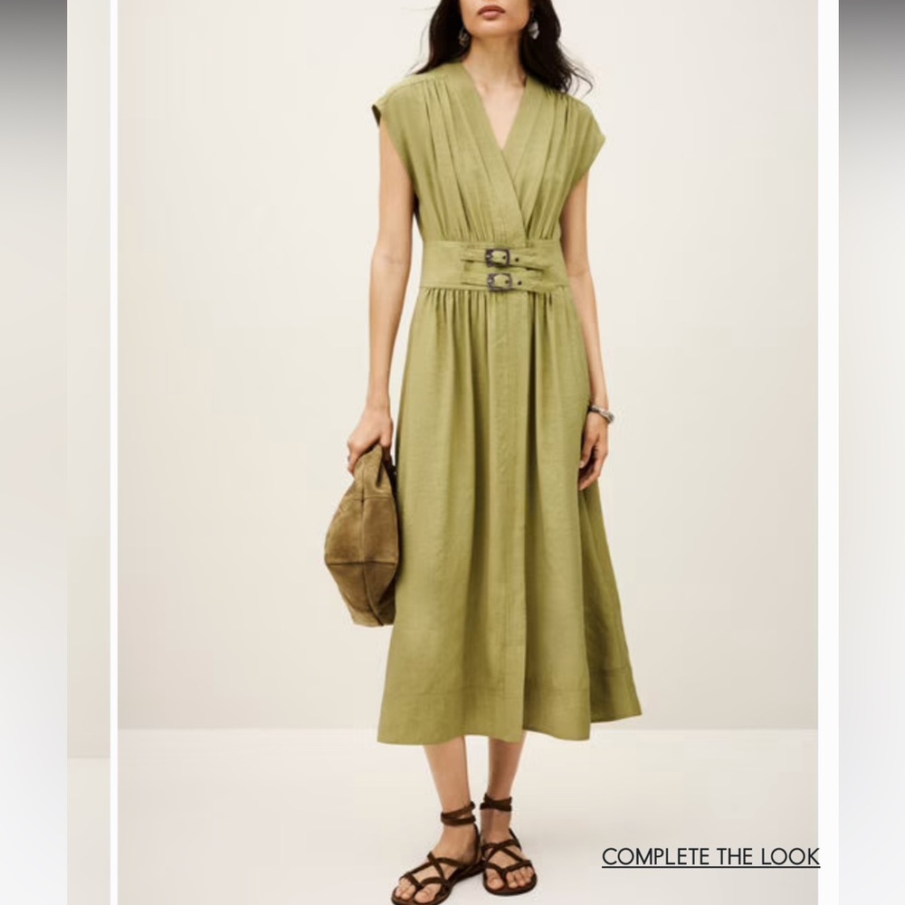 ba&sh Dove midi dress - NWT